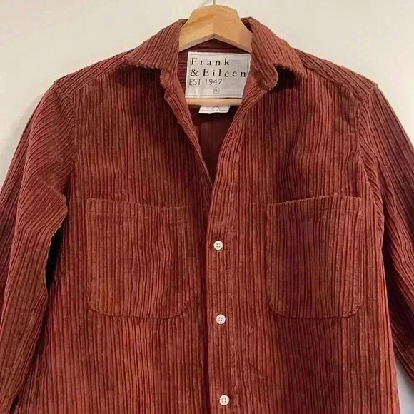NWOT Frank & Eileen Corduroy Button-Up Shirt - Picture 4 of 13